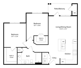 B1 - Bergstrom 0632 floor plan